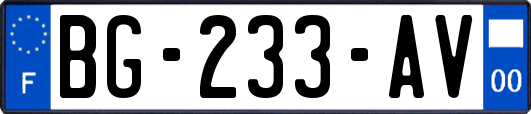 BG-233-AV