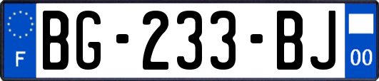 BG-233-BJ
