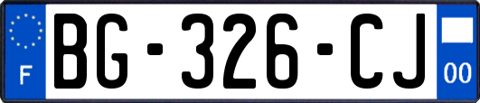 BG-326-CJ