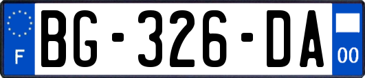 BG-326-DA