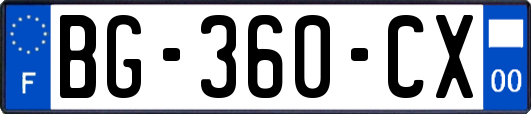 BG-360-CX