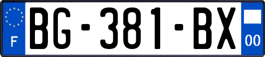 BG-381-BX