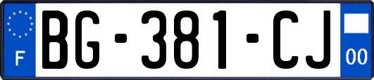 BG-381-CJ