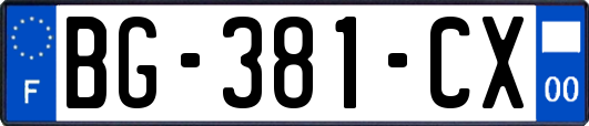BG-381-CX