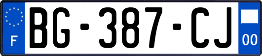 BG-387-CJ