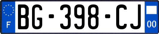 BG-398-CJ