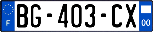 BG-403-CX
