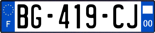 BG-419-CJ