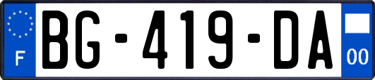 BG-419-DA