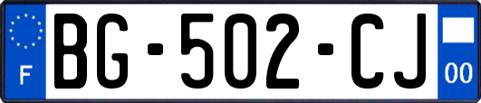 BG-502-CJ