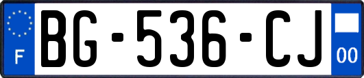 BG-536-CJ