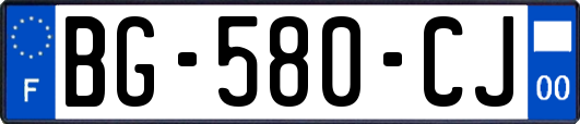 BG-580-CJ