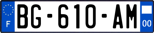 BG-610-AM