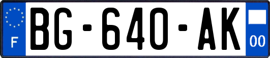 BG-640-AK