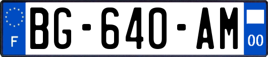 BG-640-AM