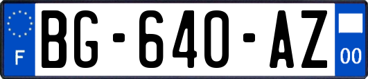 BG-640-AZ