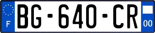 BG-640-CR