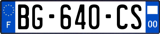 BG-640-CS