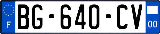 BG-640-CV