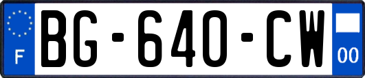 BG-640-CW