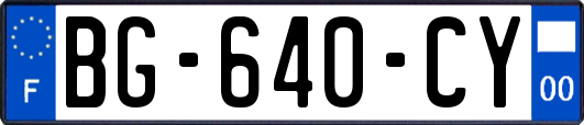 BG-640-CY