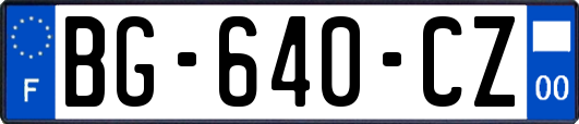 BG-640-CZ