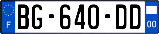 BG-640-DD