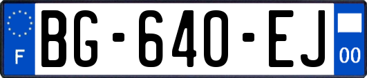 BG-640-EJ