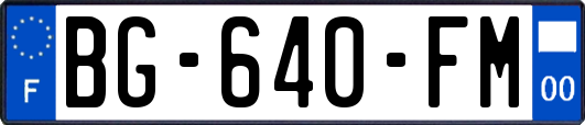 BG-640-FM