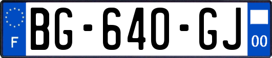 BG-640-GJ