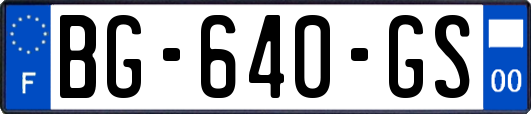 BG-640-GS