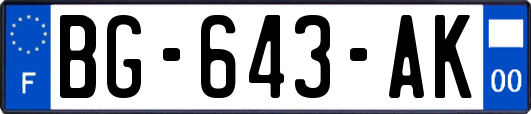 BG-643-AK