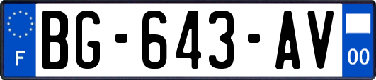 BG-643-AV