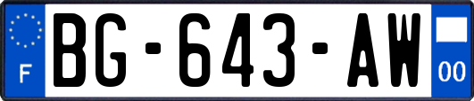 BG-643-AW