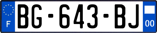 BG-643-BJ