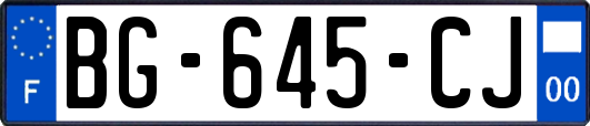 BG-645-CJ