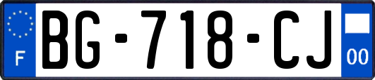 BG-718-CJ