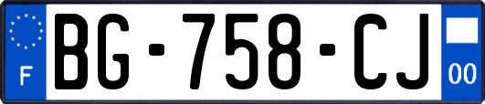 BG-758-CJ