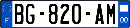 BG-820-AM