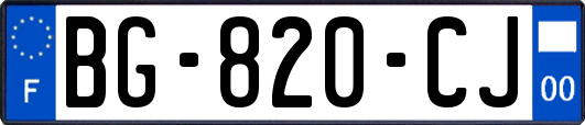 BG-820-CJ