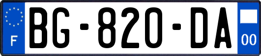 BG-820-DA