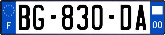 BG-830-DA