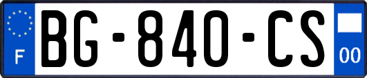 BG-840-CS