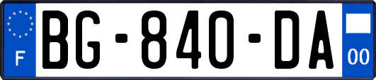 BG-840-DA