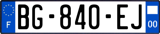 BG-840-EJ