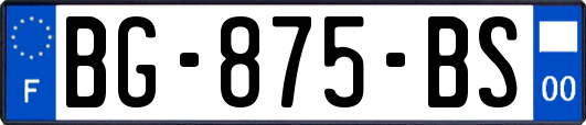 BG-875-BS