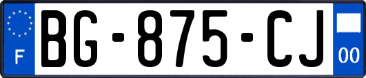 BG-875-CJ