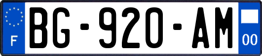 BG-920-AM