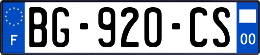 BG-920-CS