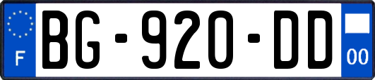 BG-920-DD